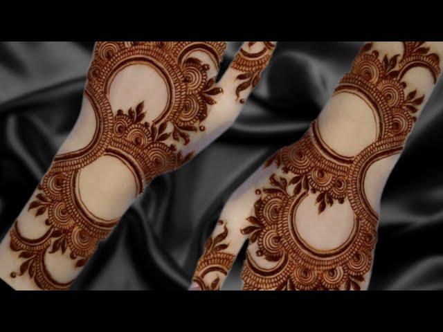 Attractive Back Hand Simple Arabic Mehndi Designs For Begginer ll New Easy Arabic Mehndi Designs