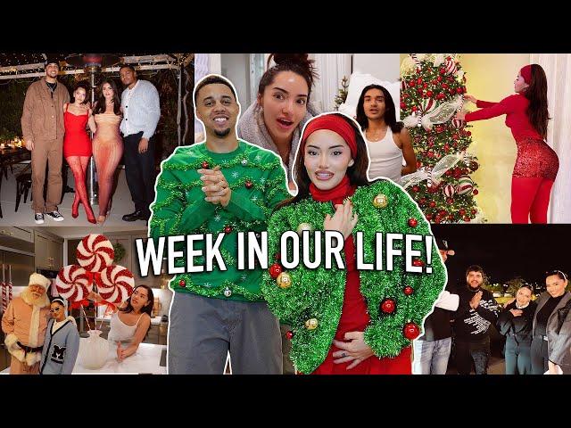 OUR CHRISTMAS HOUSE TOUR, KARLA’S MOM’S BIRTHDAY SURPRISE, UGLY SWEATER PARTY, + MUCH MORE!!) 