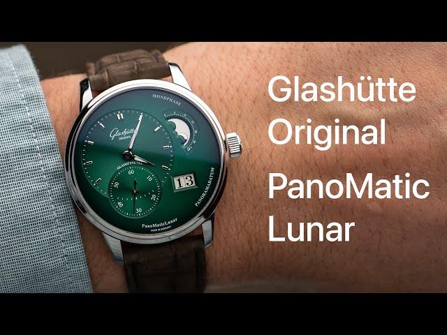 Glashütte Original PanoMatic Lunar in Green