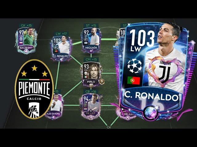 Juventus (Piemonte Calcio) Best Special Squad 2020! Fifa Mobile - Squad Builder Special Version