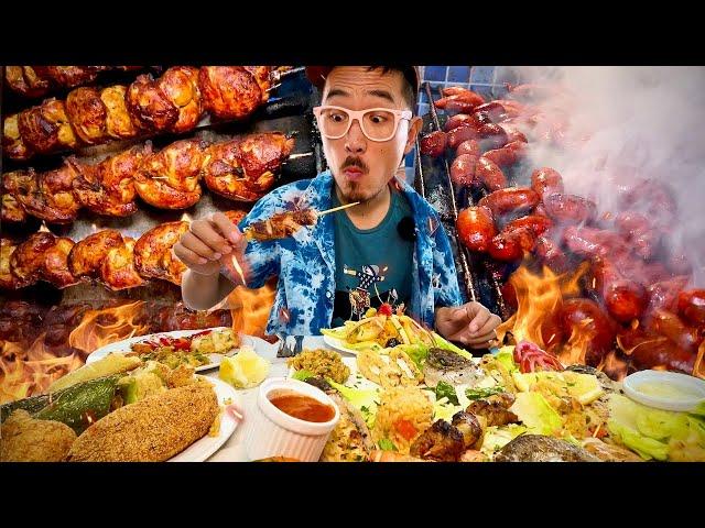 Massive Street Food Tour in Kenitra  Unique Local Food in the Deepest Corner of Morocco