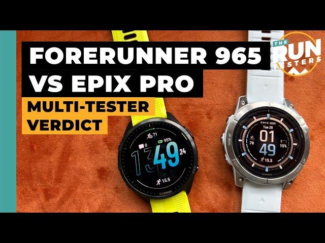 Garmin Forerunner 965 vs Garmin Epix Pro: Which AMOLED Garmin should you get?