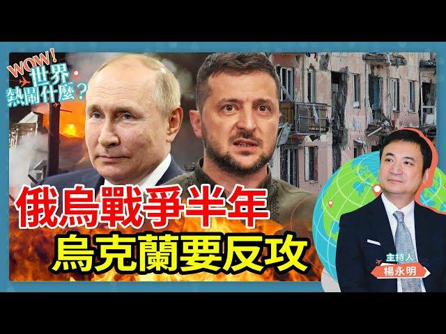 俄烏戰爭半年 烏克蘭要反攻｜ Wow世界熱鬧什麼？｜楊永明