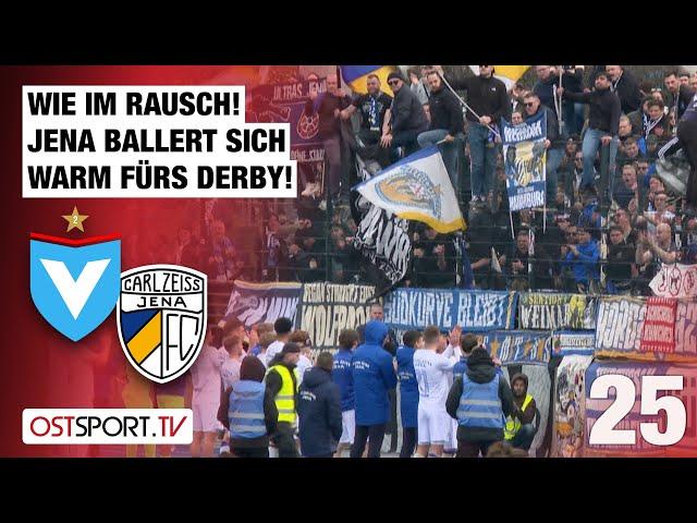 Wie im Rausch! Jena ballert sich warm fürs Derby: Viktoria Berlin - CZ Jena | Regionalliga Nordost