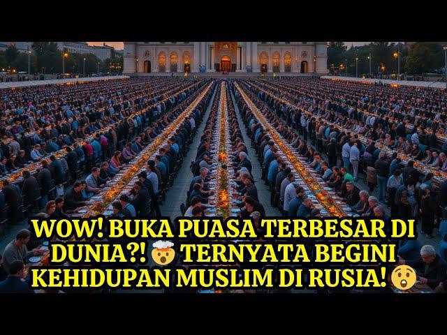  RAMADHAN DI RUSIA! Inilah Buka Puasa Bersama Terbesar di Dunia! 