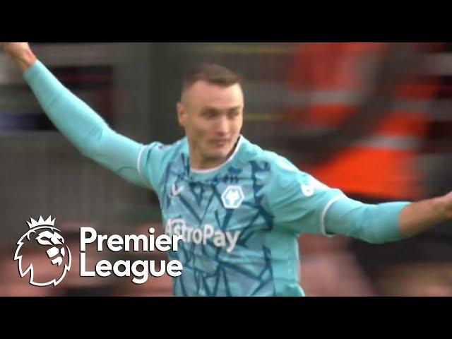 Sasa Kalajdzic slots home Wolves' winner against Bournemouth | Premier League | NBC Sports