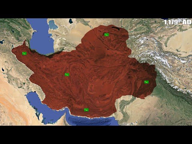 History Of Ghaznavid Empire Every Year using Google earth