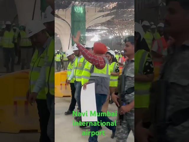 Gautam Adani visit Navi Mumbai international airport site ahead of inauguration in June 2025