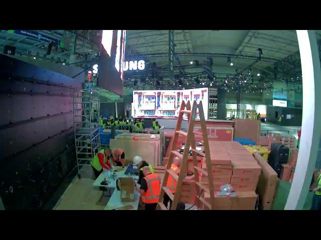 Hikvision Timelapse ISE25 - Watch Our Booth Come to Life!