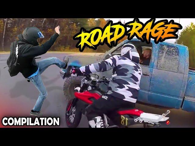 Stupid, Angry People VS Bikers - Best Motorcycle Road Rage 2024