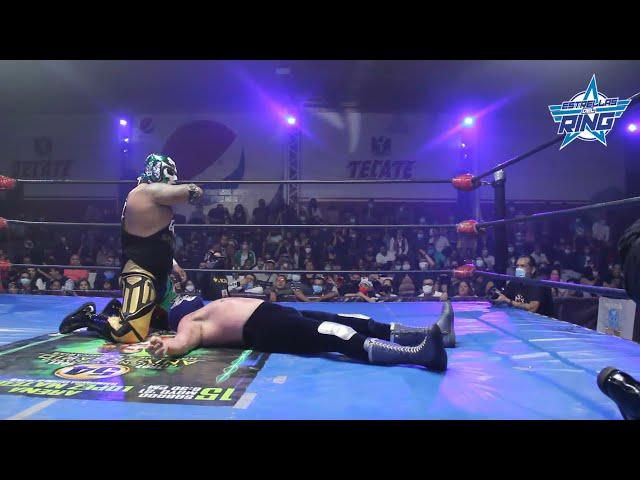 ¡¡¡ BRUTAL MARTINETE DEL DMT AZUL A BLUE DEMON JR EN LA ARENA LÓPEZ MATEOS !!!