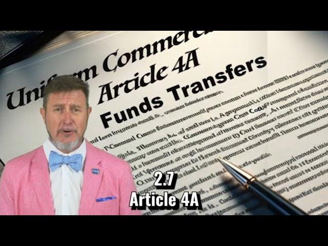 What is UCC Article 4A in the FedNow Service?