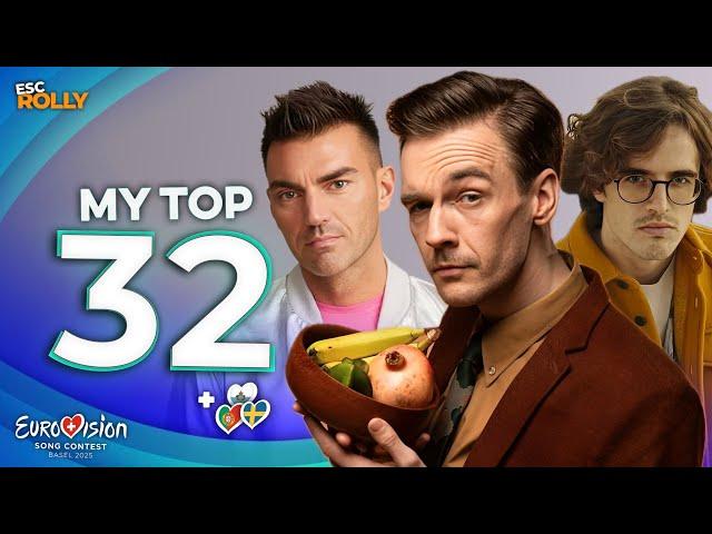 Eurovision 2025 | My Top 32 - NEW: 