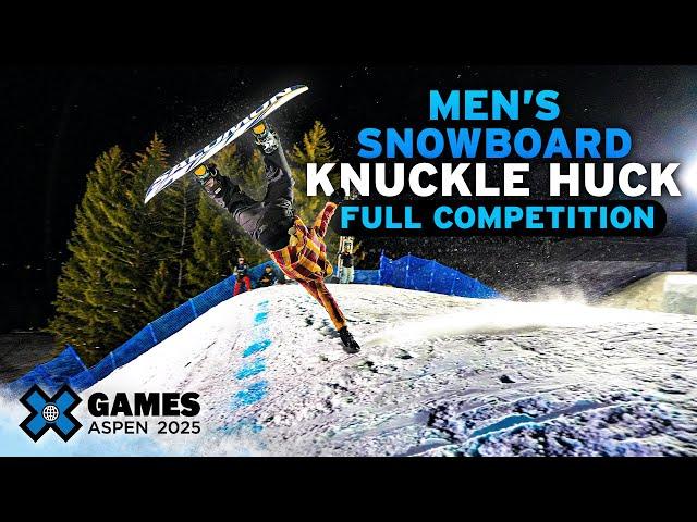 Men’s Snowboard Knuckle Huck: FULL COMPETITION | X Games Aspen 2025