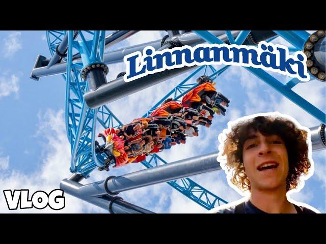 Visiting Finland’s LARGEST Theme Park?! Linnanmäki - Helsinki, Finland | VLOG [8/15/24]