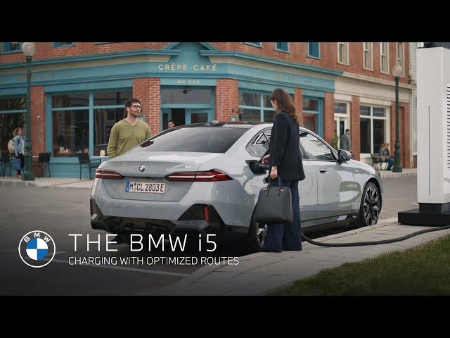 The new BMW i5 - Charging with Optimized Routes