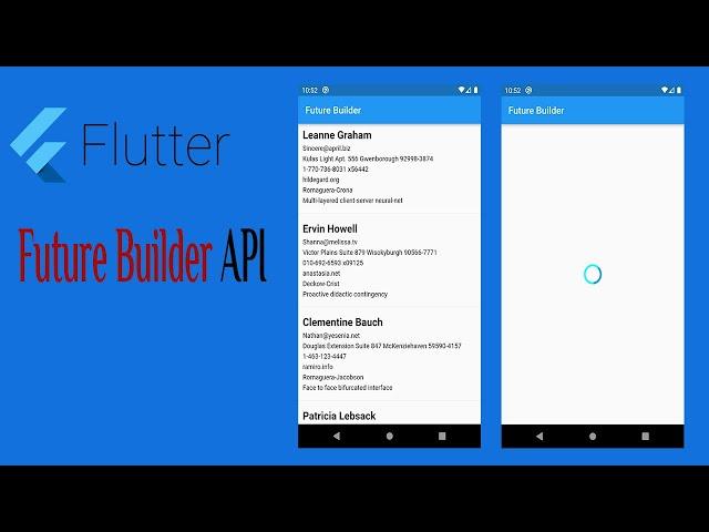 25- Flutter Future Builder API