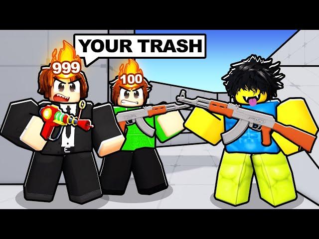 I 1v2'd TOXIC TRASH TALKERS *THEY CALLED ME A HACKER* (Roblox Rivals)