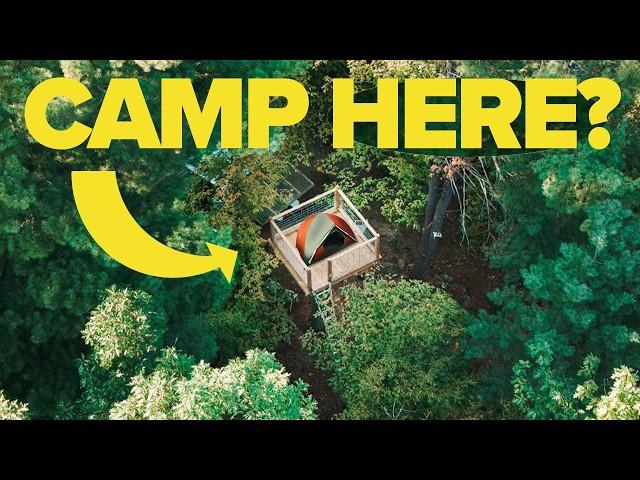 Building a Treetop Tent Platform