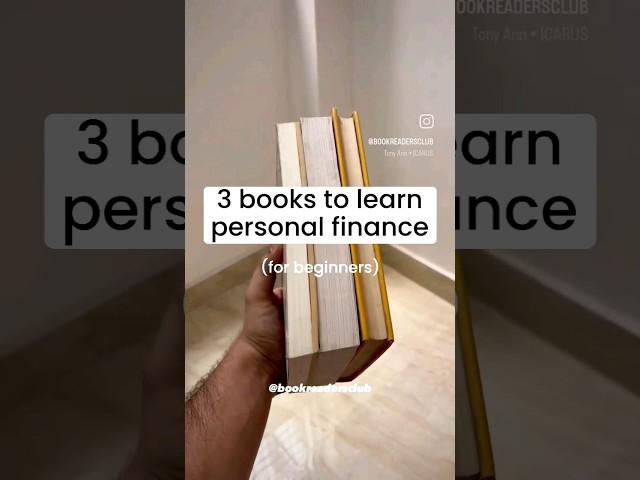 3 simple books to learn personal finance (suitable for beginners) #book #personalfinance