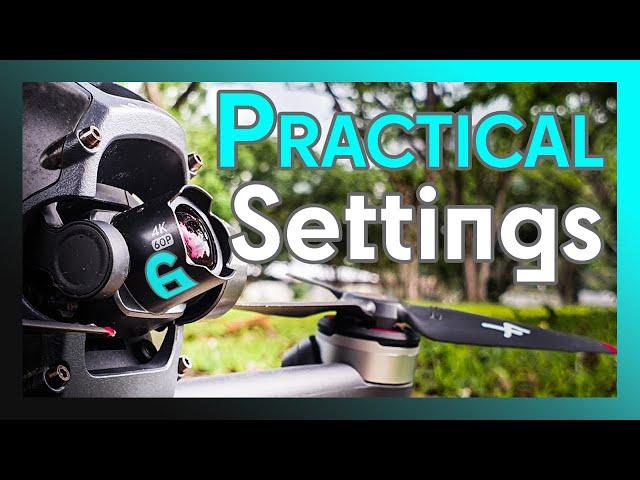 DJI FPV Camera Settings | Walkthrough and Stabilisation Setup