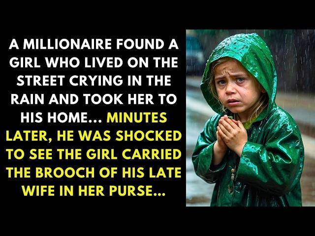 A MILLIONAIRE FOUND A GIRL WHO LIVED ON THE STREET CRYING IN THE RAIN AND TOOK HER TO HIS HOME...