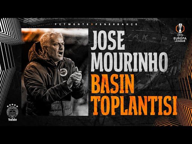 Teknik Direktörümüz Jose Mourinho'nun Maç Sonu Açıklamaları | Twente 1-1 Fenerbahçe