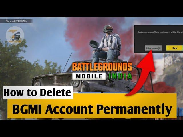 How to Delete BGMI Account Permanently? | PUBG/BGMI account delete kaise karen 2024