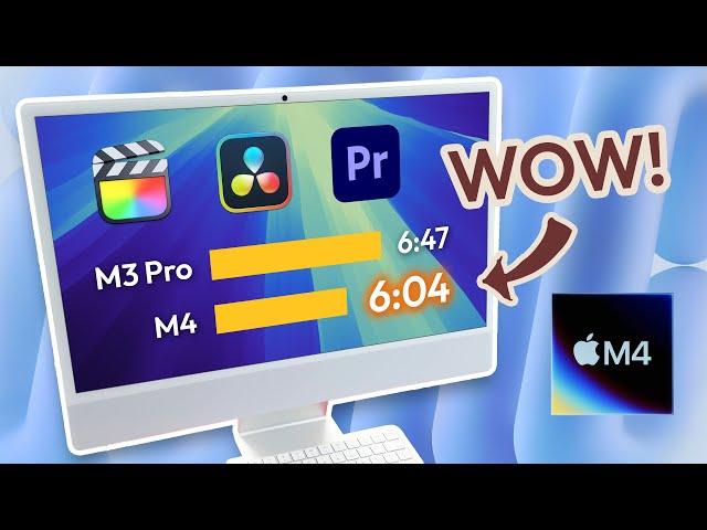 M4 iMac vs M3 PRO for Video Editing - The ULTIMATE Test!