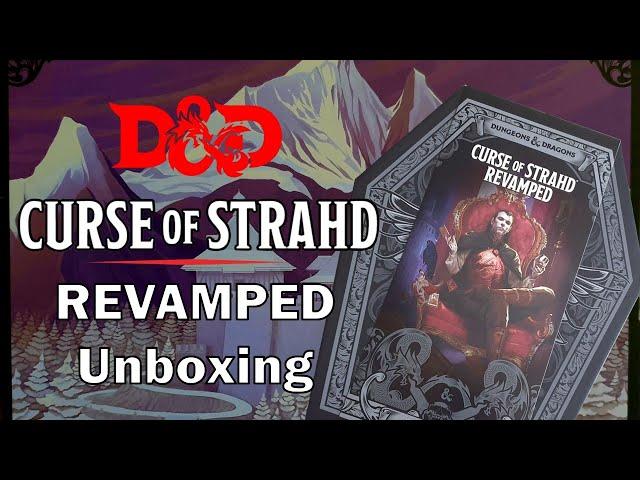 Curse of Strahd Revamped Unboxing & Review - Halloween D&D