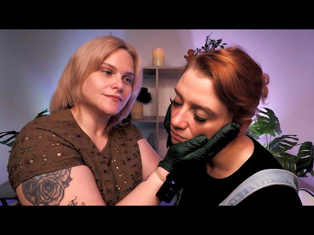 A Relaxing Real Person ASMR Skin Assessment