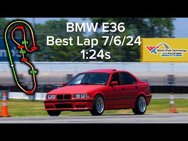 BMW E36 - Track Day: Best Lap 7/6/24