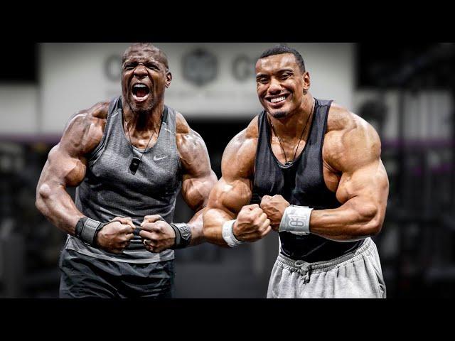 Teaching Terry Crews how to Bench Press!