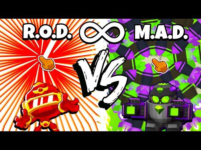 Infinite Ray of Doom VS Unlimited M.A.D. (Modded BTD 6)