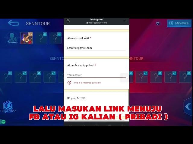 CARA MEMBUAT ROOM TOURNAMENT MOBILE LEGENDS TERBARU