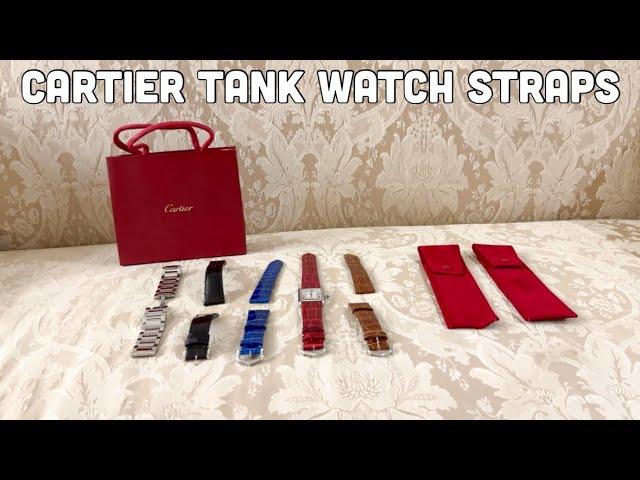 Cartier Tank Watch | New Alligator Straps For My Cartier Tank Watch️