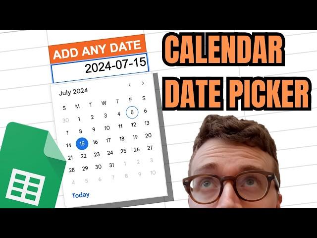 How to Add a Pop-Up Calendar Date Picker in Google Sheets