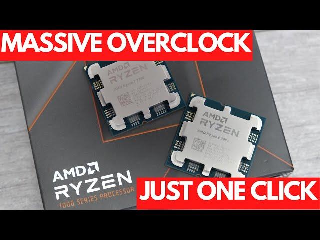 How to overclock AMD's awesome Ryzen 7000 CPUs in just one click!