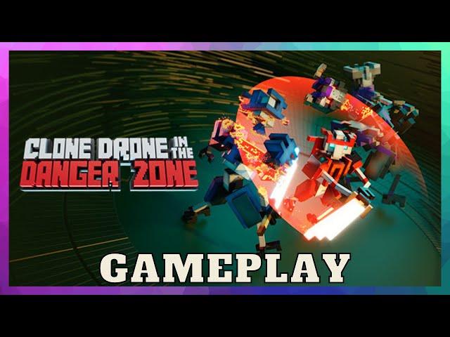 Clone Drone in the Danger Zone Demo Gameplay Walkthrough / [No Commentary]