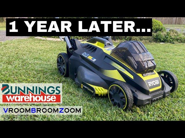 LONG TERM REVIEW: Ryobi 36V electric Mower from Bunnings