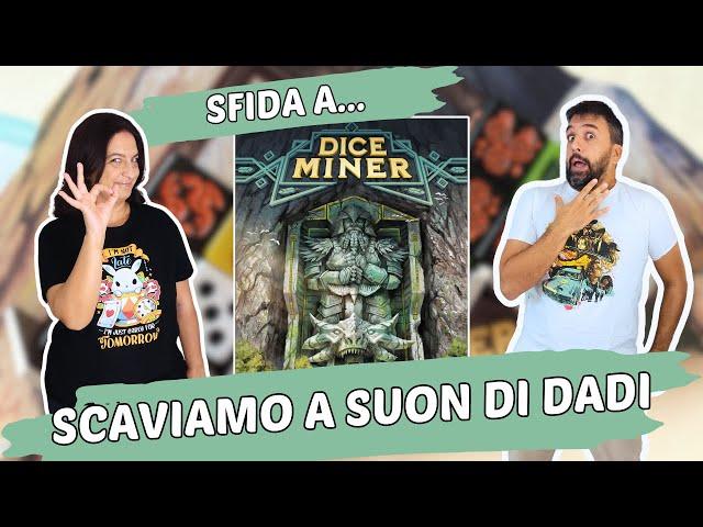 Dice Miner Partita Completa al gioco da tavolo dei nani che scavano le montagne lanciando dadi!