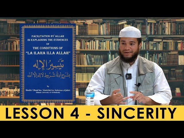 Conditions of the Shahadah | 3rd Condition - Sincerity | Abu Kenzah Jamal