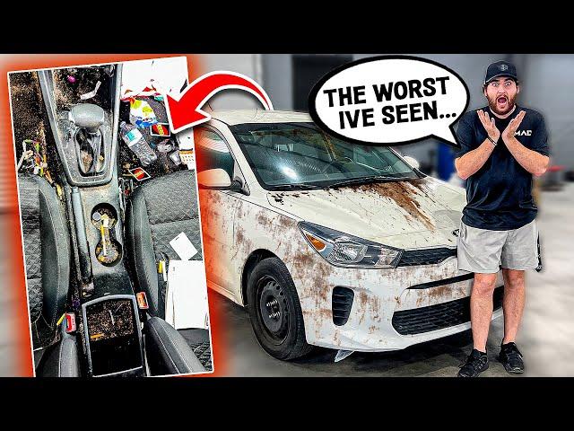 Cleaning The SMELLIEST Car Ever! | First Wash Since New | Smoker's Car Detailing Transformation!