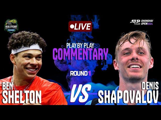 SHELTON vs SHAPOVALOV | ATP Shanghai Masters 2024 | LIVE Tennis Play-by-Play Stream