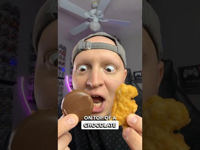 I tried Girl Scout cookies and Dino nuggs together #comedy #funny #gamer #relatable #dinonuggets