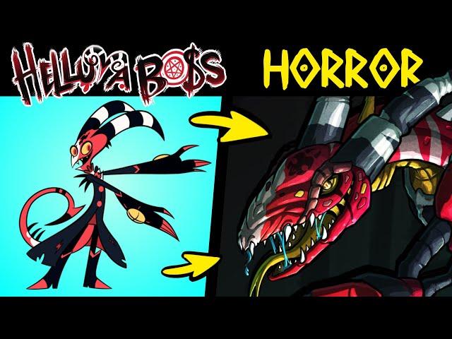 What if HELLUVA BOSS Was a HORROR STORY?! (Creepypasta & Speedpaint)