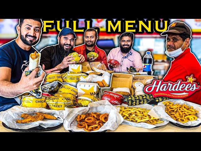 HARDEE'S Employee was Shocked 🫣 When We Ordered Full Menu of Hardees in Madina ft @MustafaHanif