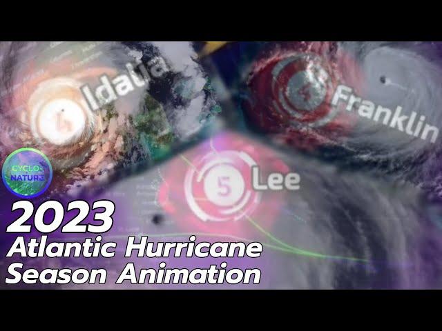 2023 Atlantic Hurricane Season Animation