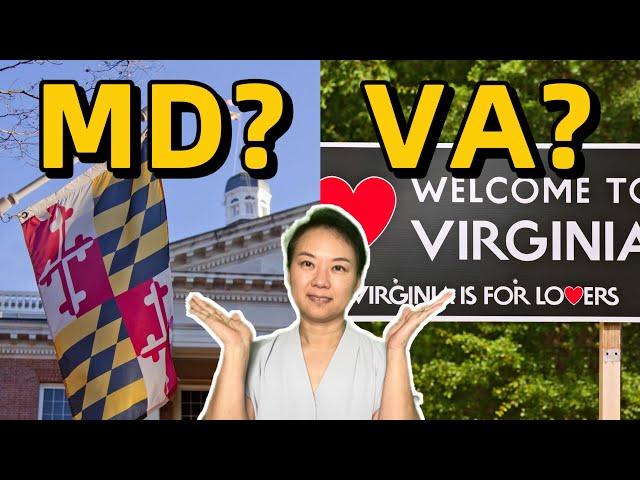 大华府住Maryland还是Virginia？DMV地区该住马里兰还是弗吉尼亚？从6个方面分析两州不同，后悔没有早知道，看完再做决定