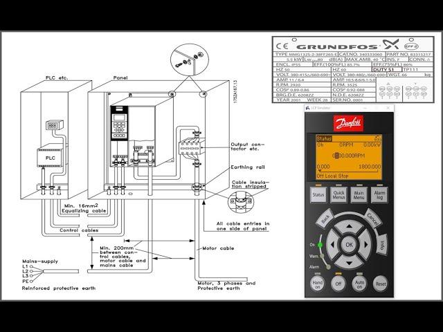 Basic Danfoss VFD Configuration & Parameter Setup